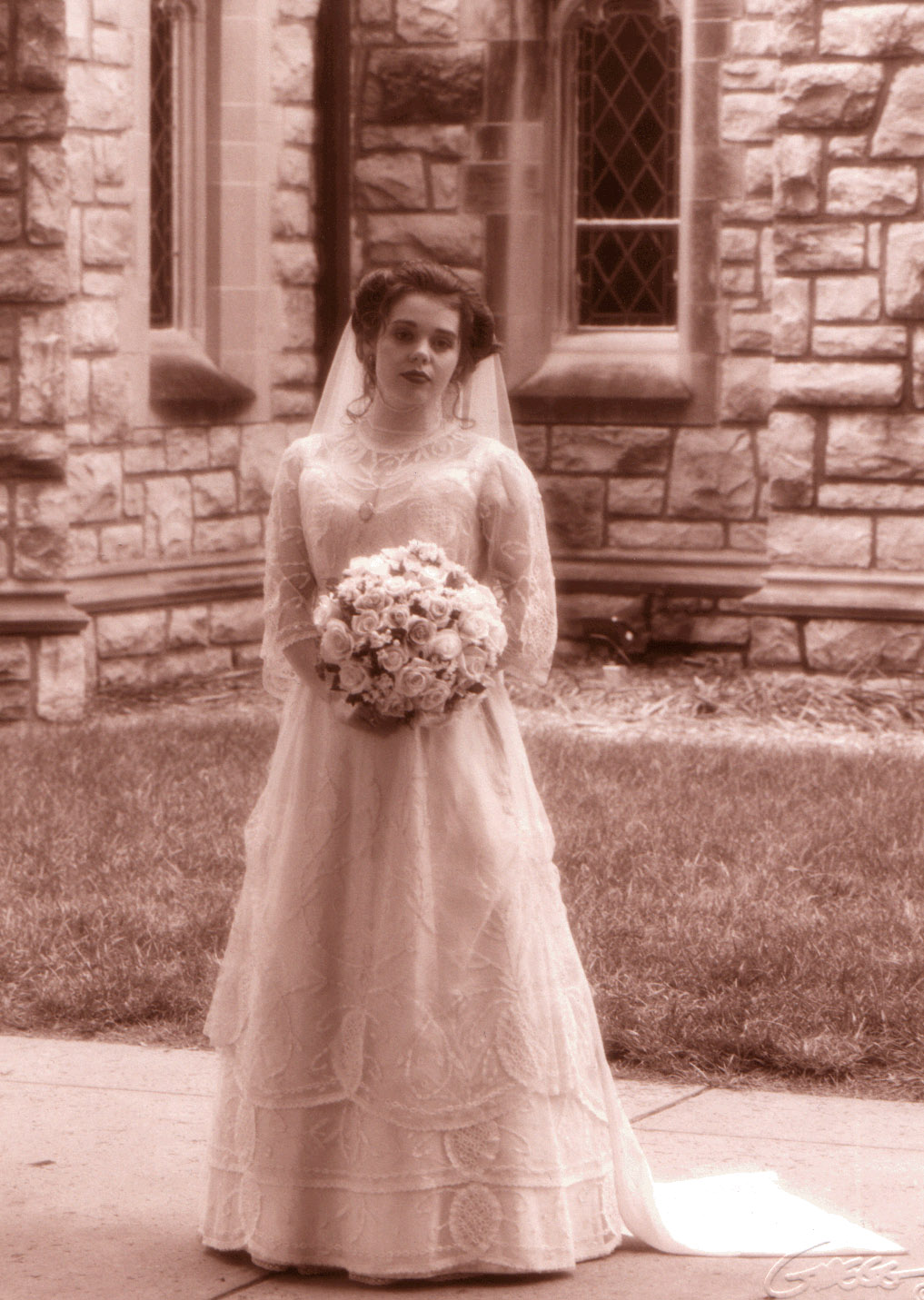 early 1900s wedding fashion