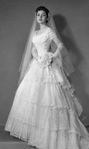 1950 Wedding Dress Photo